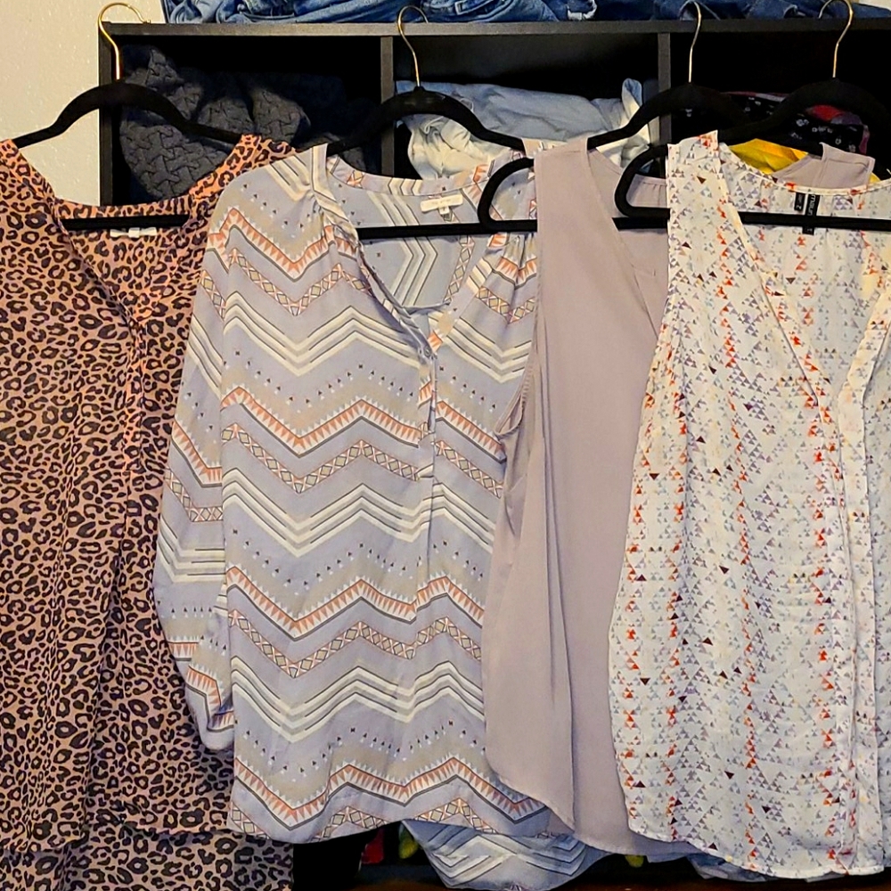 Lot of 4 Maurice's blouses